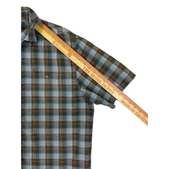 Pendleton Woolen Mills Men Gray Button‎ Up Short Sleeve Sz L - Picture 5 of 7